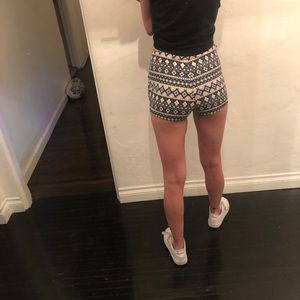 H&M Tribal Print Hot Shorts